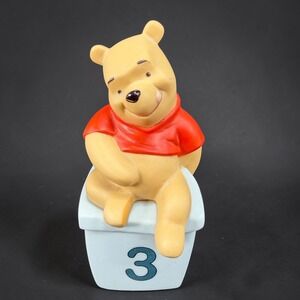Disney Pooh & Friends Winnie the Pooh Figurine Number 3 Birthday Train Block